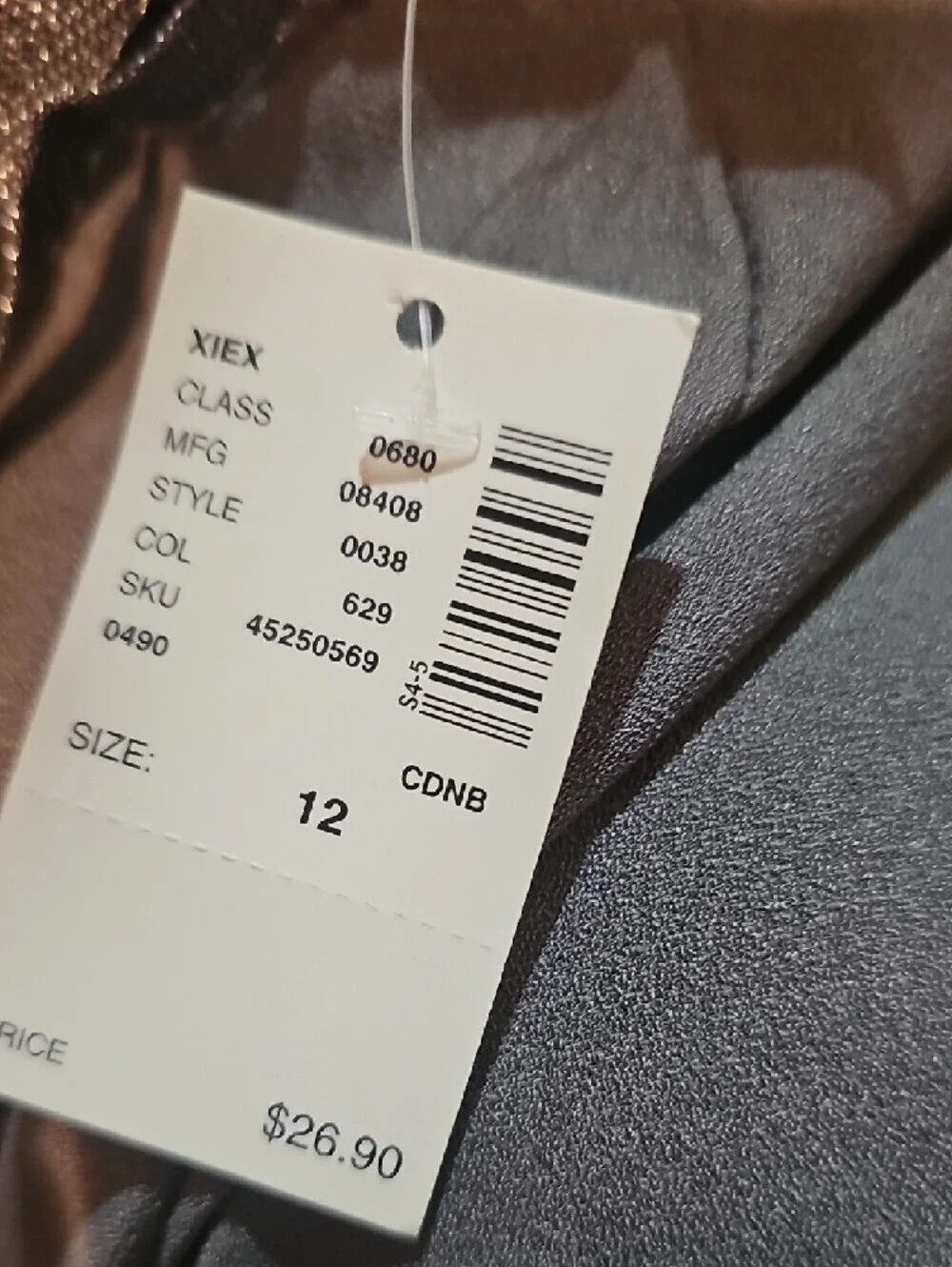 Justice NWT Girls Silver Gray Shimmery Dress Pants Size 12